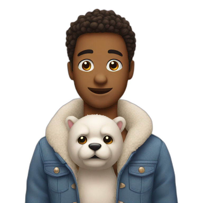 Oso Polar Peluche Ai Emoji Generator