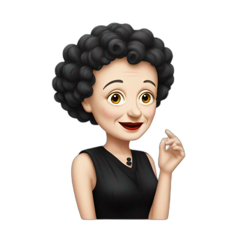 Edith Piaf AI Emoji Generator