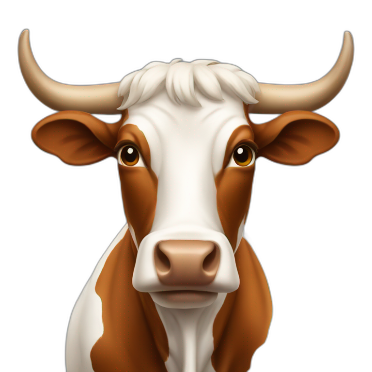 Texas Longhorn Really Really Long Horns Ai Emoji Generator