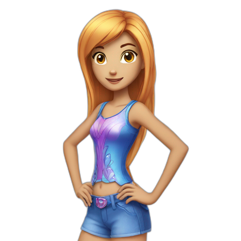 Flora Winx AI Emoji Generator