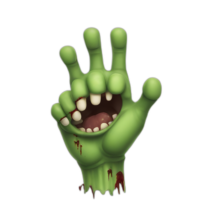 Zombie Hand Thumbs Up Ai Emoji Generator