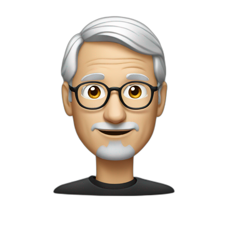 Steve Jobs Wearing A Vision Pro Ai Emoji Generator