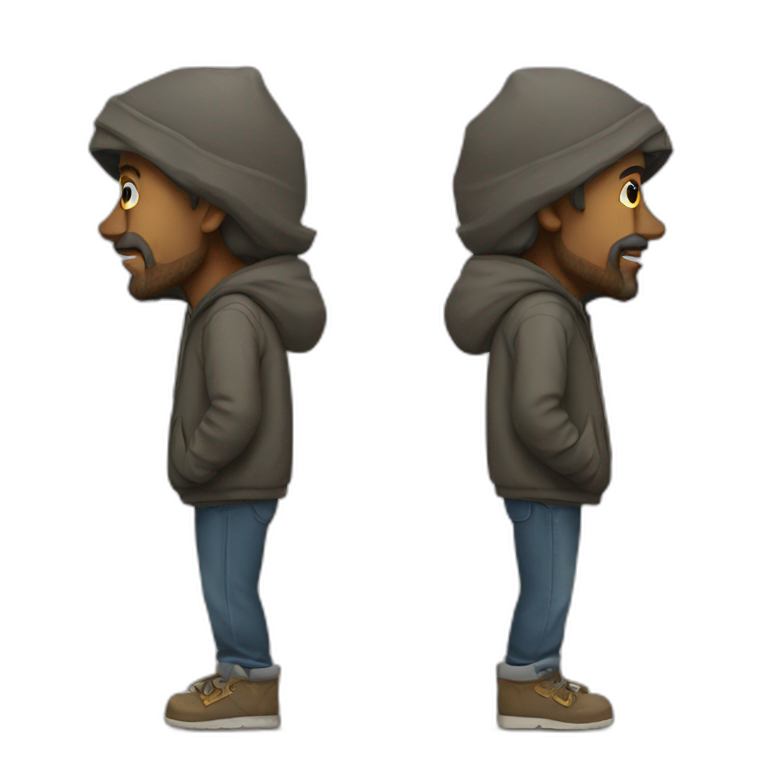 Homeless Asking Money Ai Emoji Generator