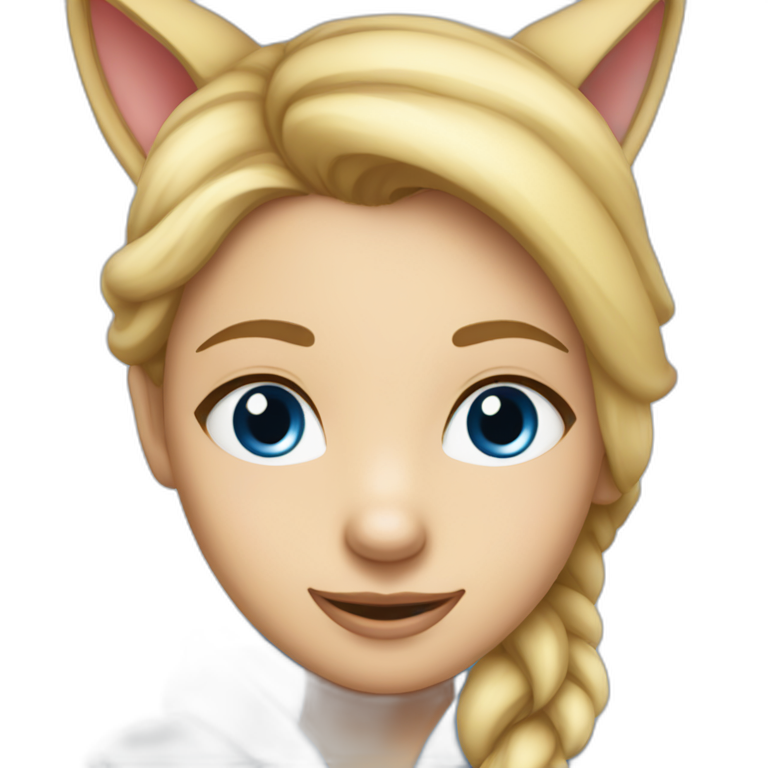 Blonde Yeux Bleu Ai Emoji Generator