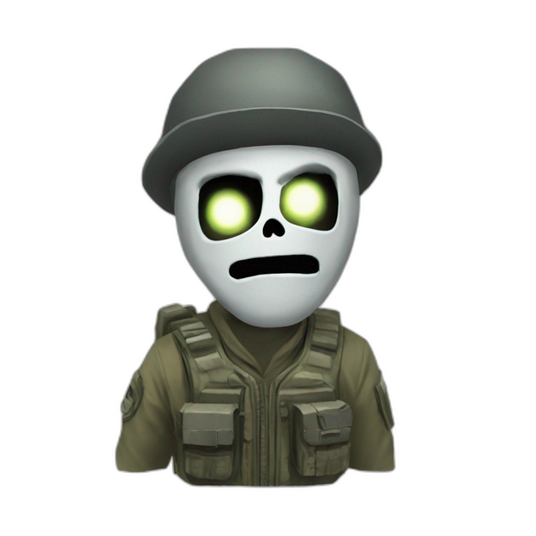 Ghost call of duty | AI Emoji Generator