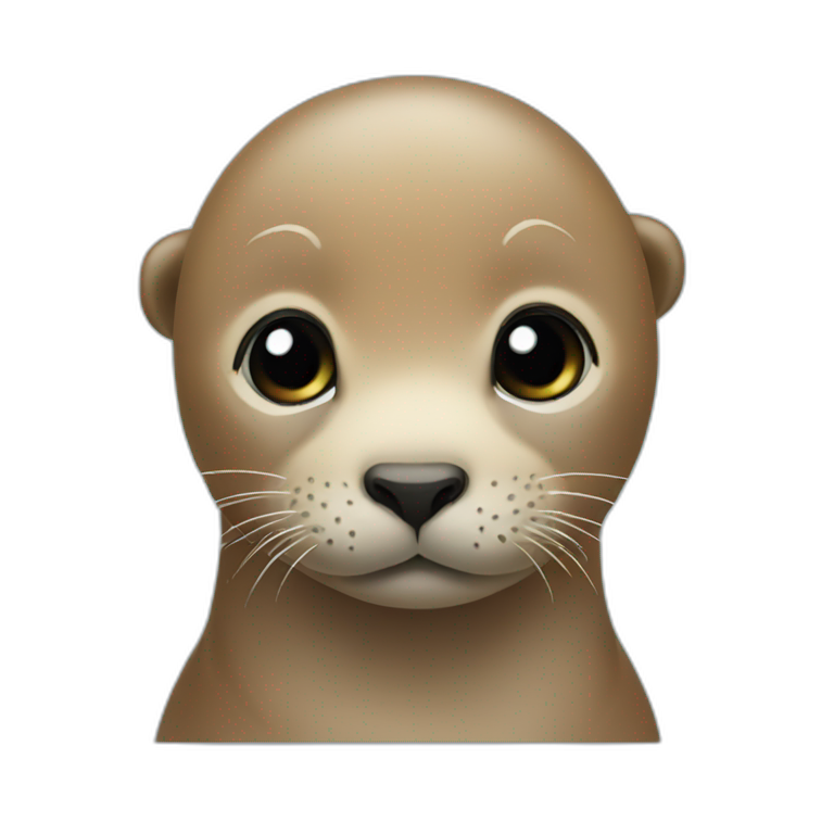 Baby lion with nuggets | AI Emoji Generator