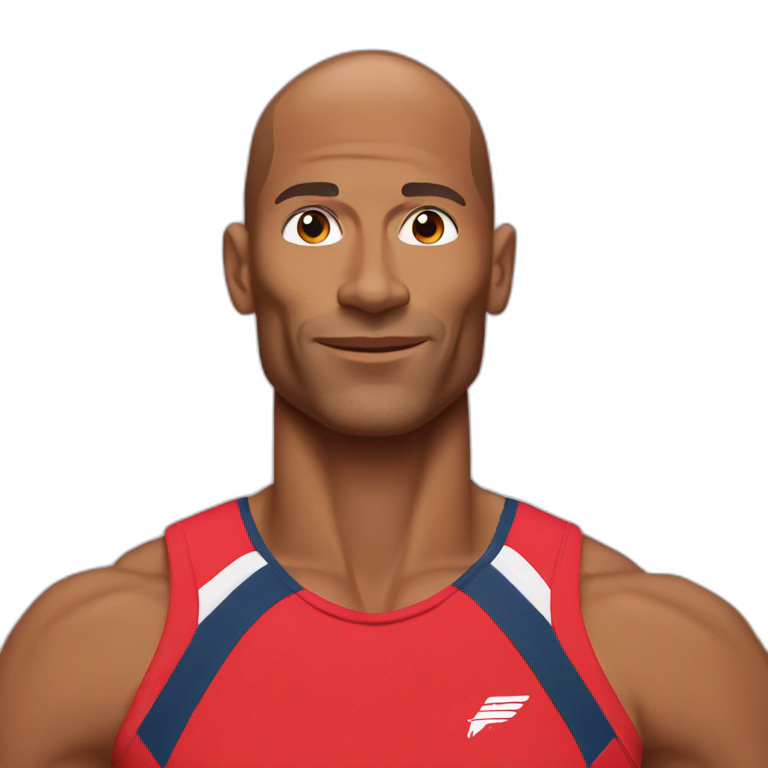 David goggins with a puppy | AI Emoji Generator