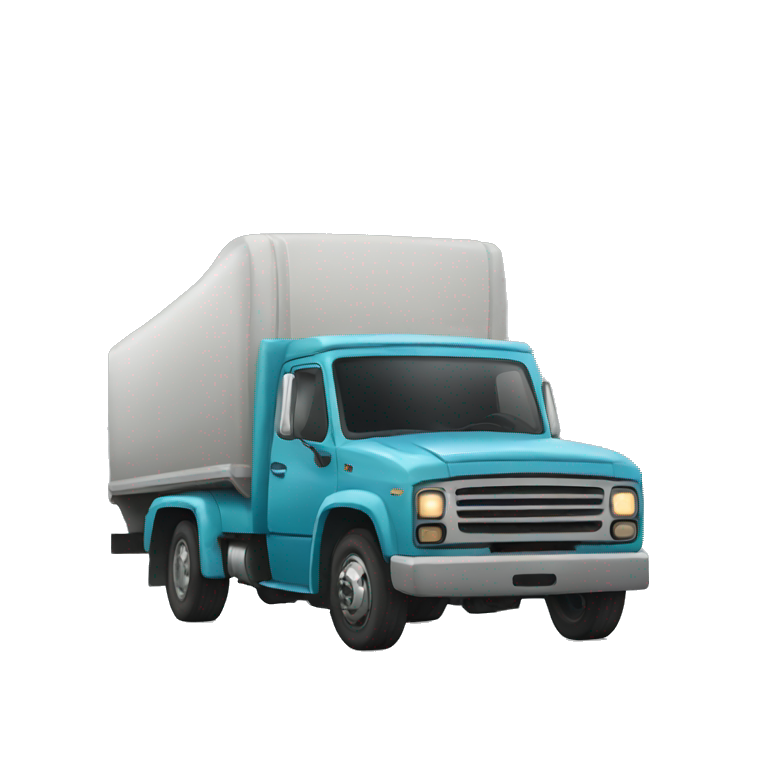 Open-sided light truck | AI Emoji Generator