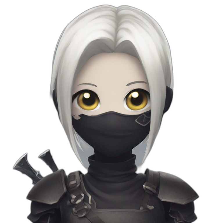 nier automata 2b | AI Emoji Generator