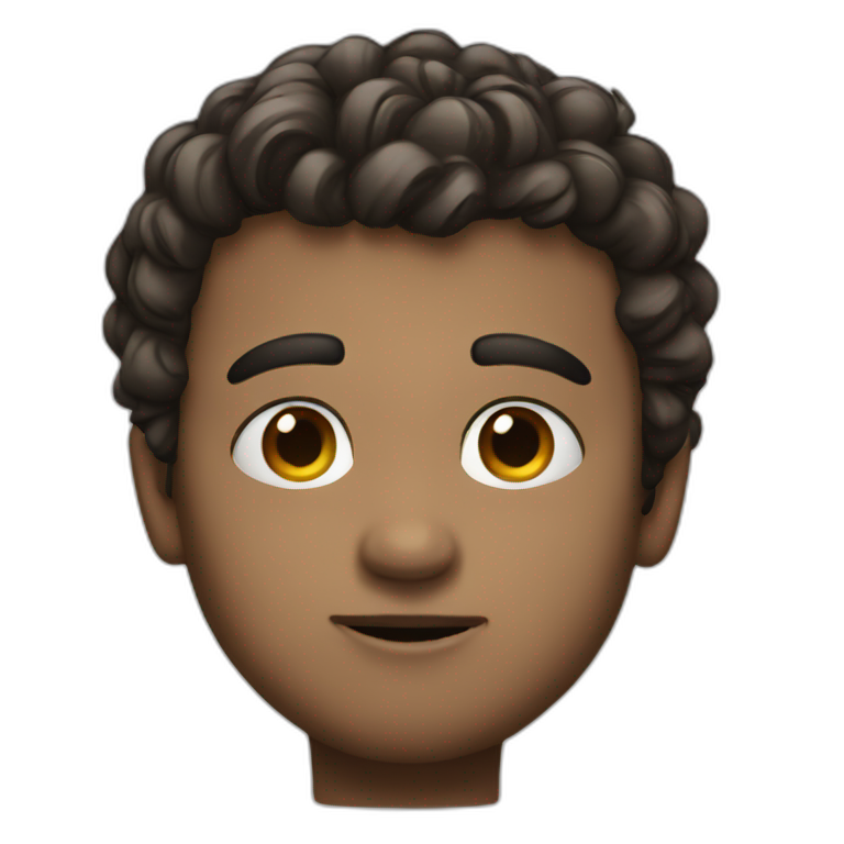 man giving side eye | AI Emoji Generator