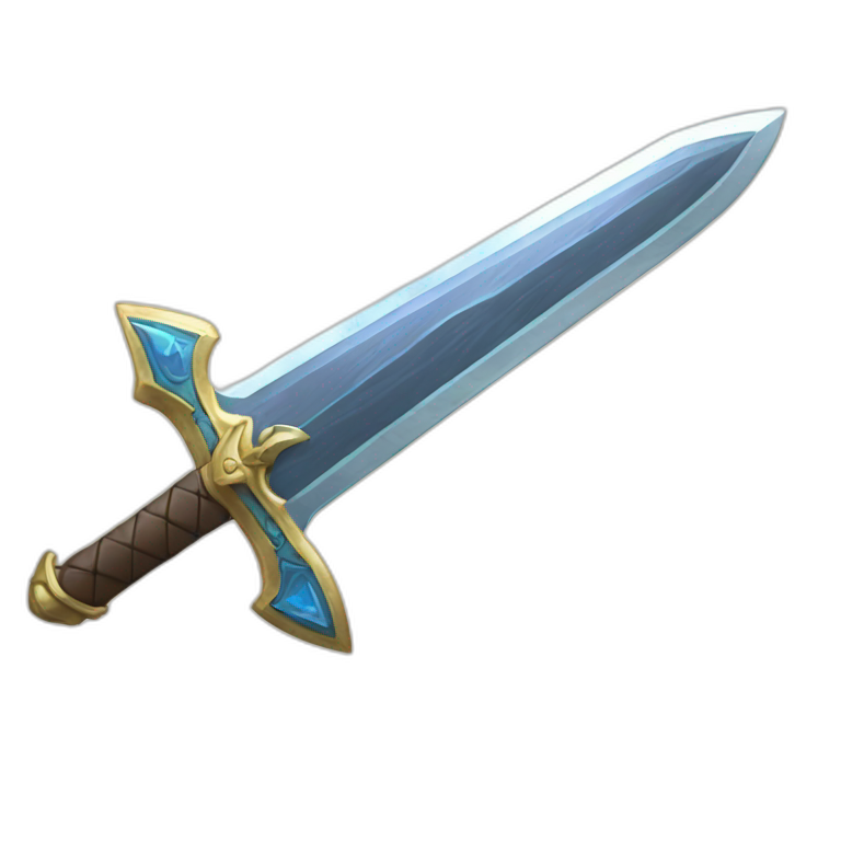 Zelda master sword in stone | AI Emoji Generator