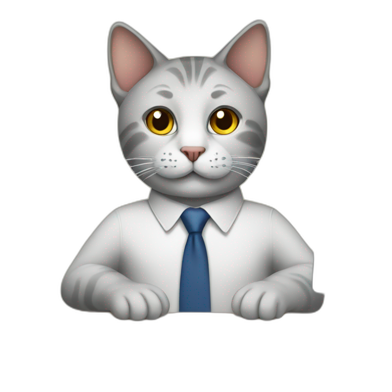 business cat  AI Emoji Generator