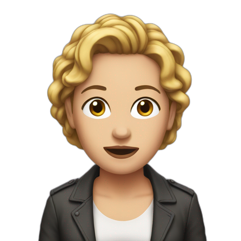 photo-real-Pam Beesly | AI Emoji Generator