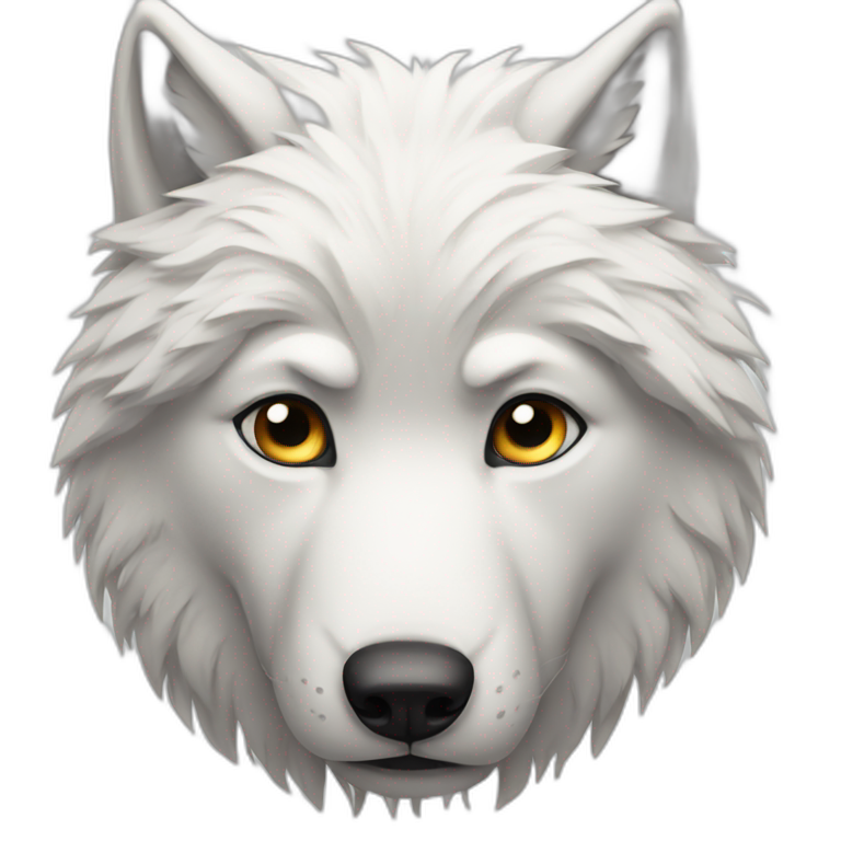 Wolf sad and crying | AI Emoji Generator