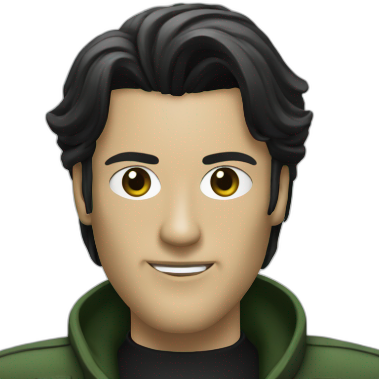 The master of the keys from the matrix | AI Emoji Generator