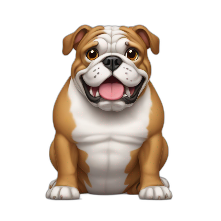 Bulldog With a hat | AI Emoji Generator