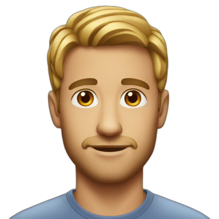 a light brown 24 year old man | AI Emoji Generator