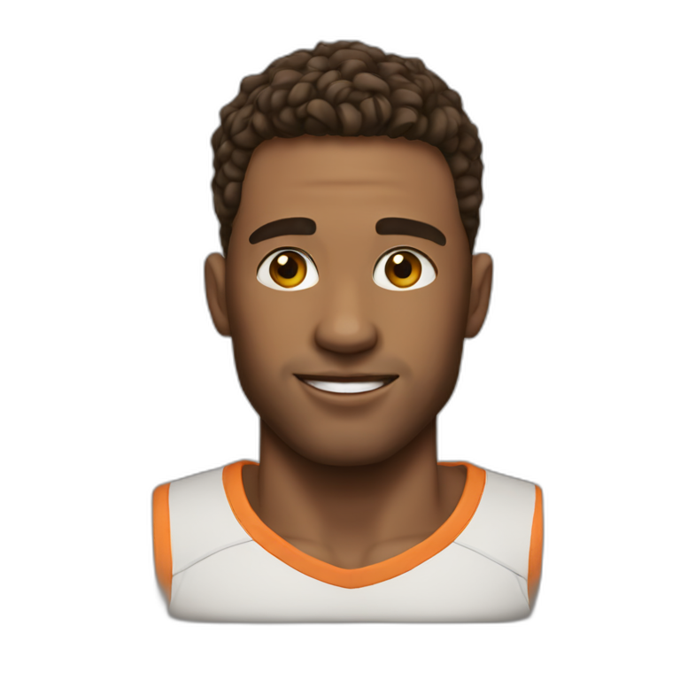 the jock put his hands in the air | AI Emoji Generator