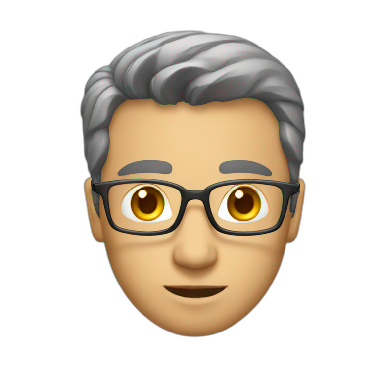 Sad Business analyst making a conf call | AI Emoji Generator