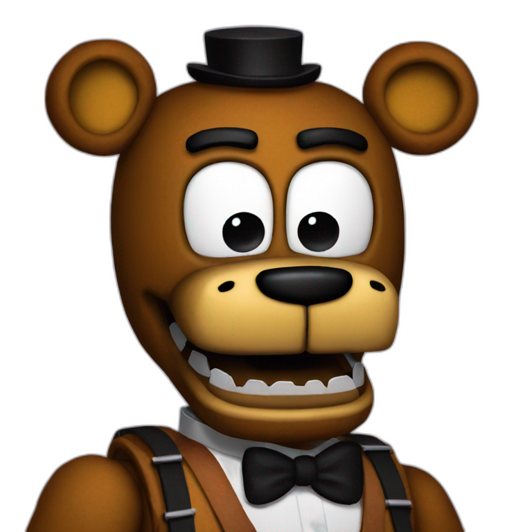 Freddy Fazbear from the hit 2014 indie horror game 