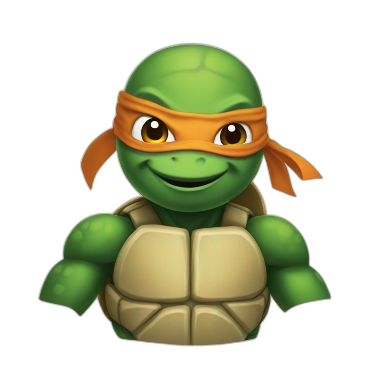 ROTTMNT, TMNT, Rise, Ninja turtle,Leonardo, Leo | AI Emoji Generator