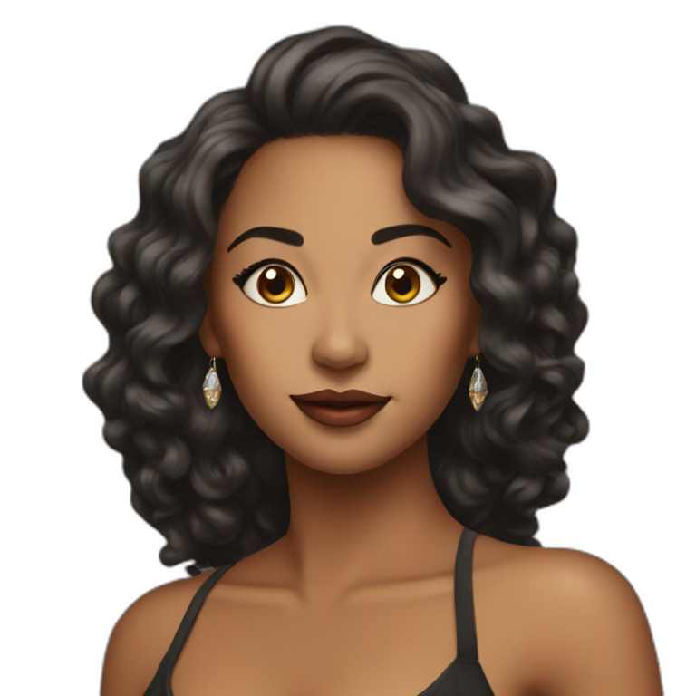 Blue diva fifth element | AI Emoji Generator