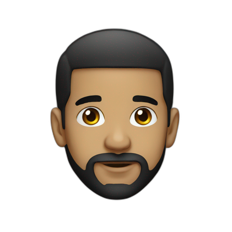 bald drake | AI Emoji Generator