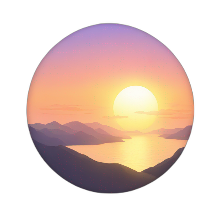 Sunrise | AI Emoji Generator