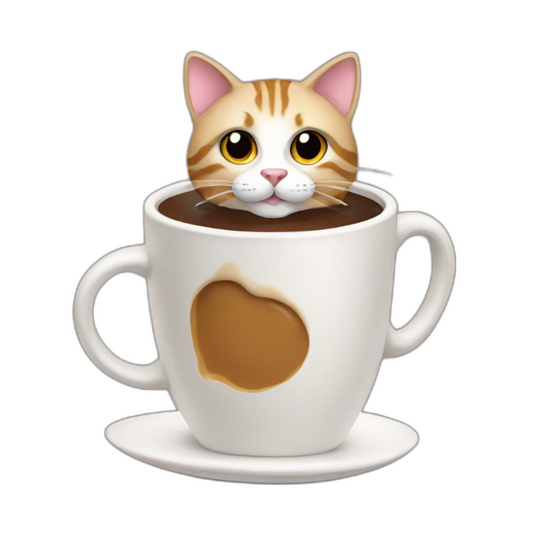 coffee cat | AI Emoji Generator