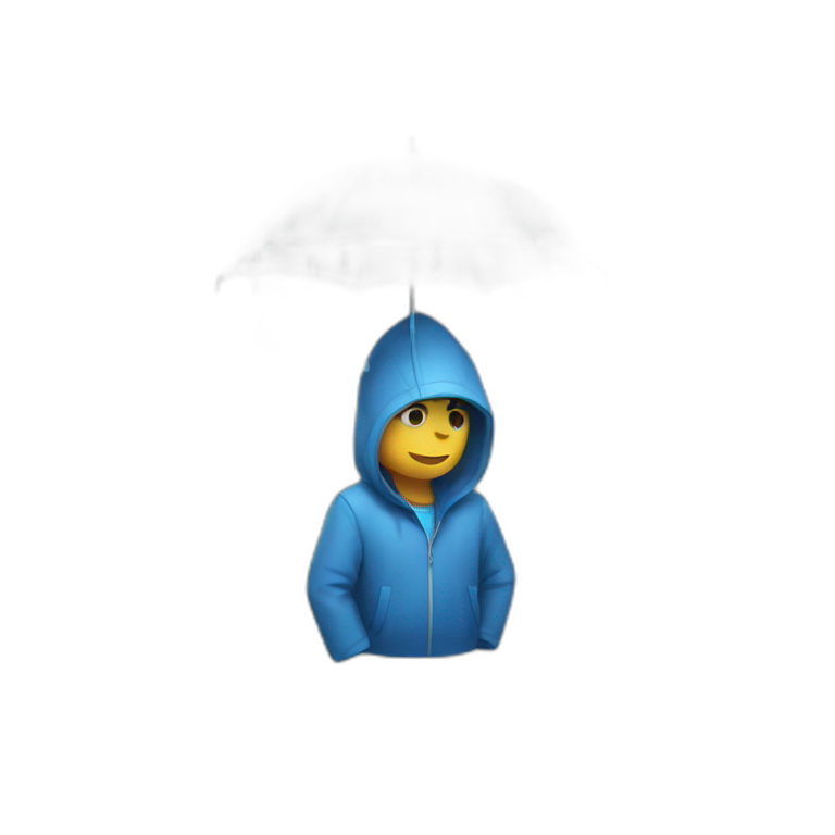 Yellow drop rain | AI Emoji Generator