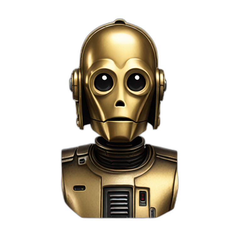 c3p0 playing electric guitar | AI Emoji Generator