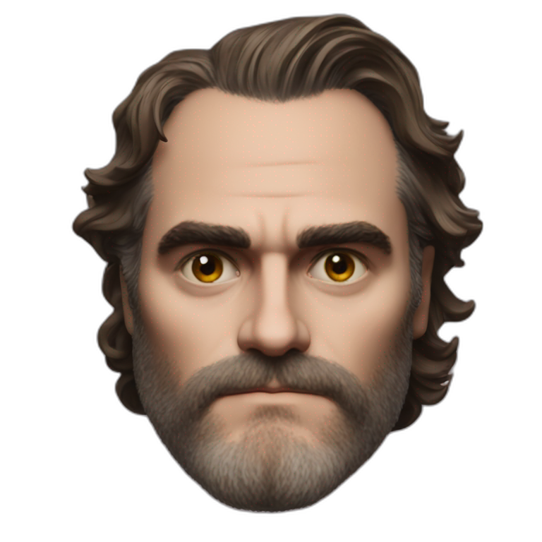 Joaquin Phoenix With Napoleon Hat On Ai Emoji Generator