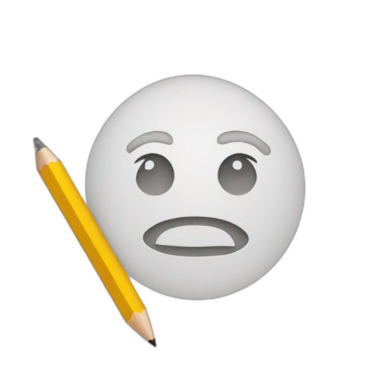 pencil and paper | AI Emoji Generator