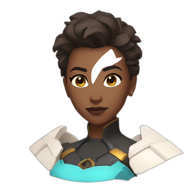 mercy from overwtach | AI Emoji Generator