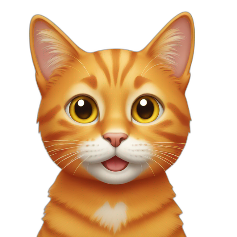 playful cat on table | AI Emoji Generator