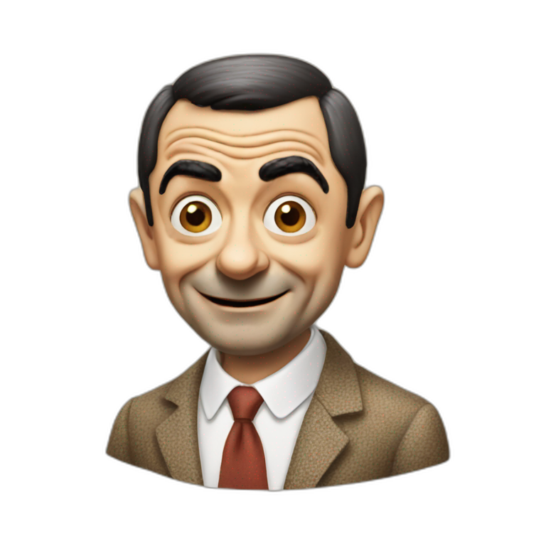 mr bean crying | AI Emoji Generator