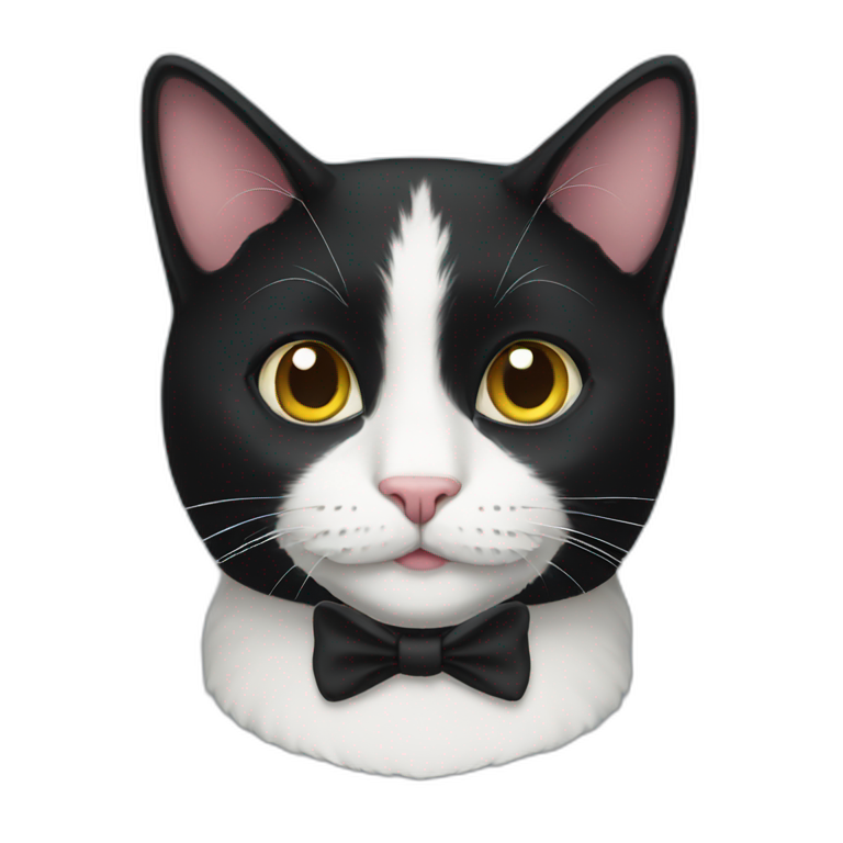 tuxedo cat | AI Emoji Generator