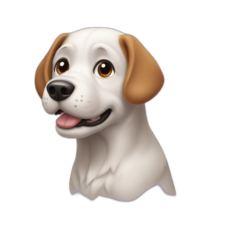 loopy with dog | AI Emoji Generator