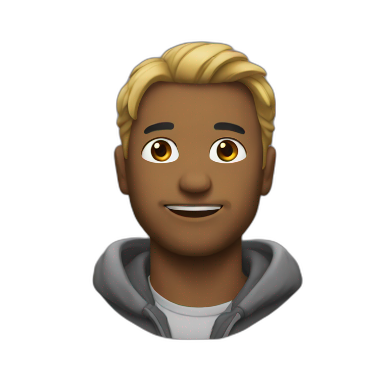 guy with rizz face | AI Emoji Generator