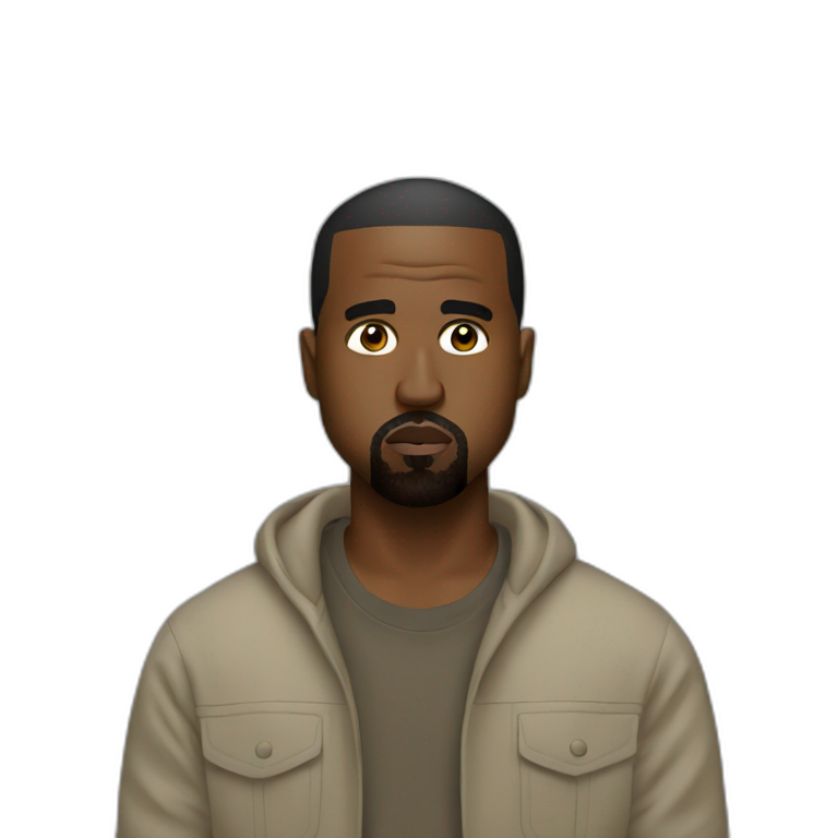 kanye west | AI Emoji Generator