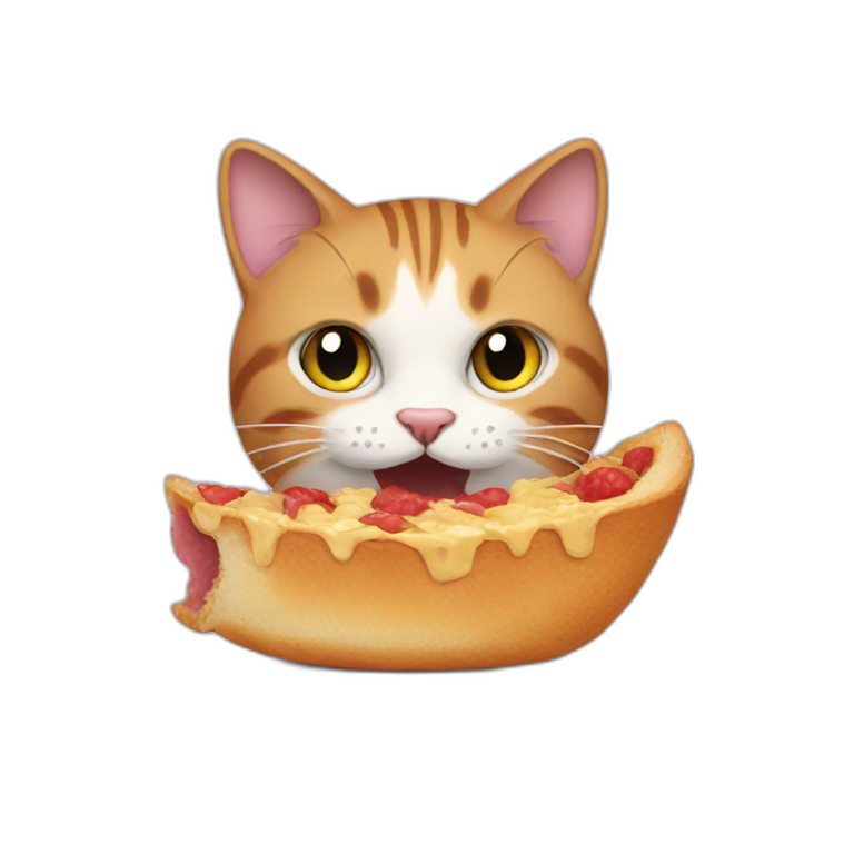 kitty eats poop | AI Emoji Generator