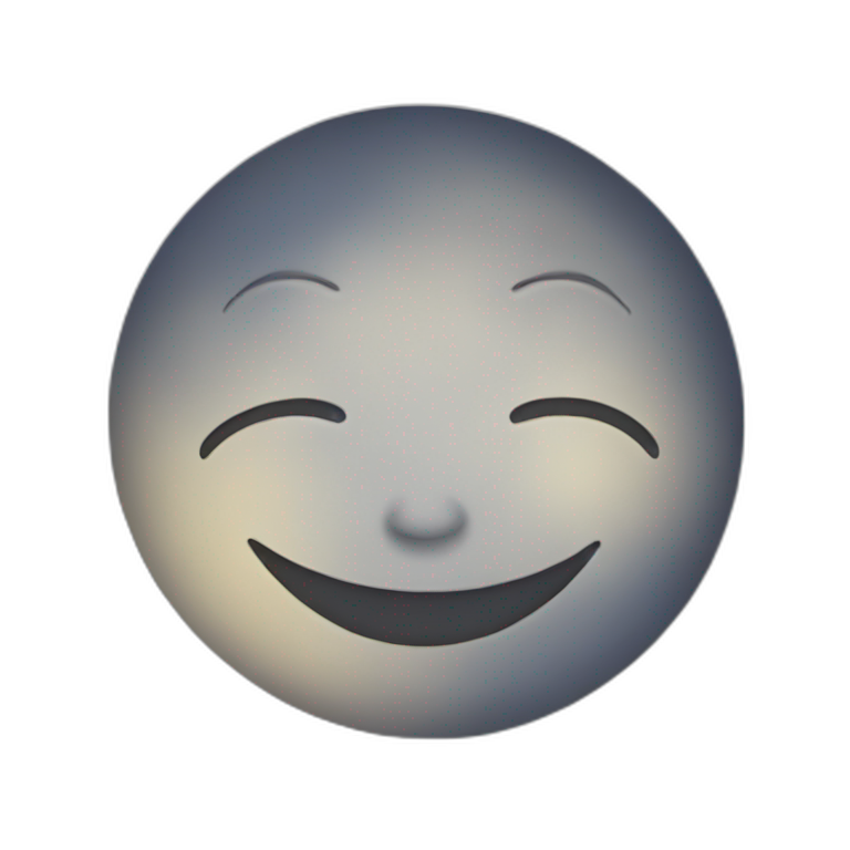 happy moon | AI Emoji Generator