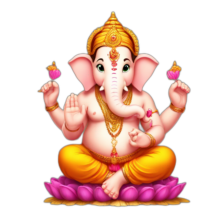 Ganpati bappa | AI Emoji Generator