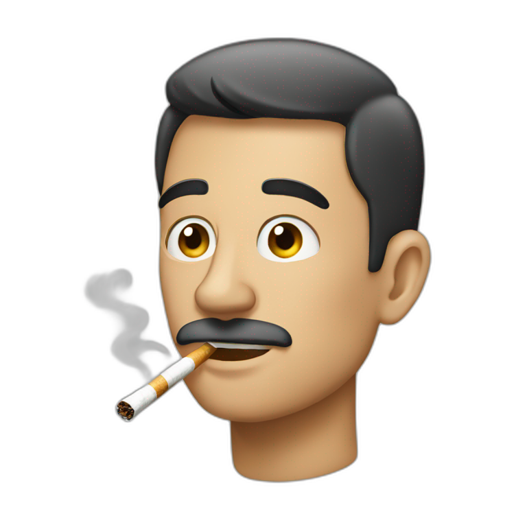 Mariolo Smoking A Cigarette Ai Emoji Generator 7013