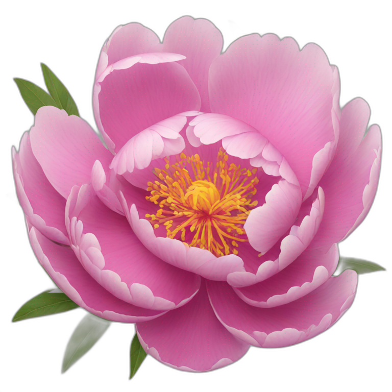 Pink Peony Flowers Watercolor Clipart Ai Generated, Pink, Peony