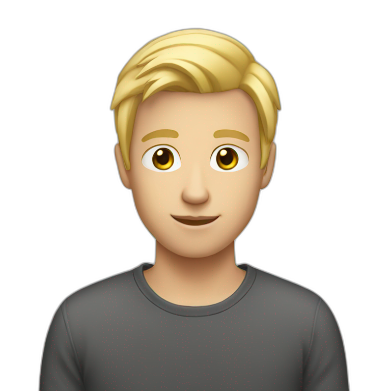 blonde male nurse | AI Emoji Generator