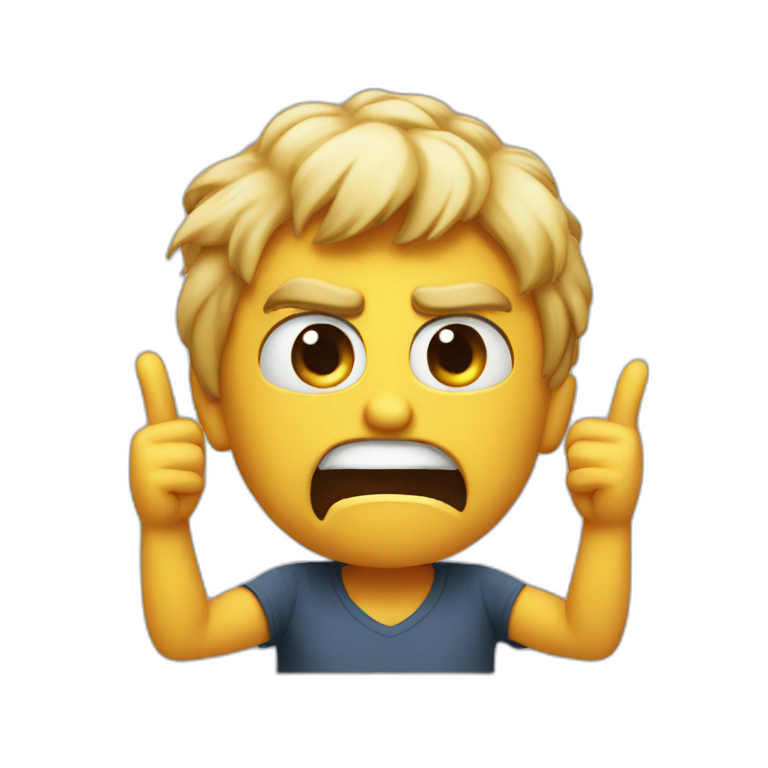 injured middle finger right hand | AI Emoji Generator