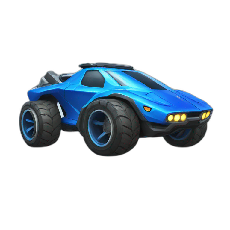 fenec car rocket league game | AI Emoji Generator