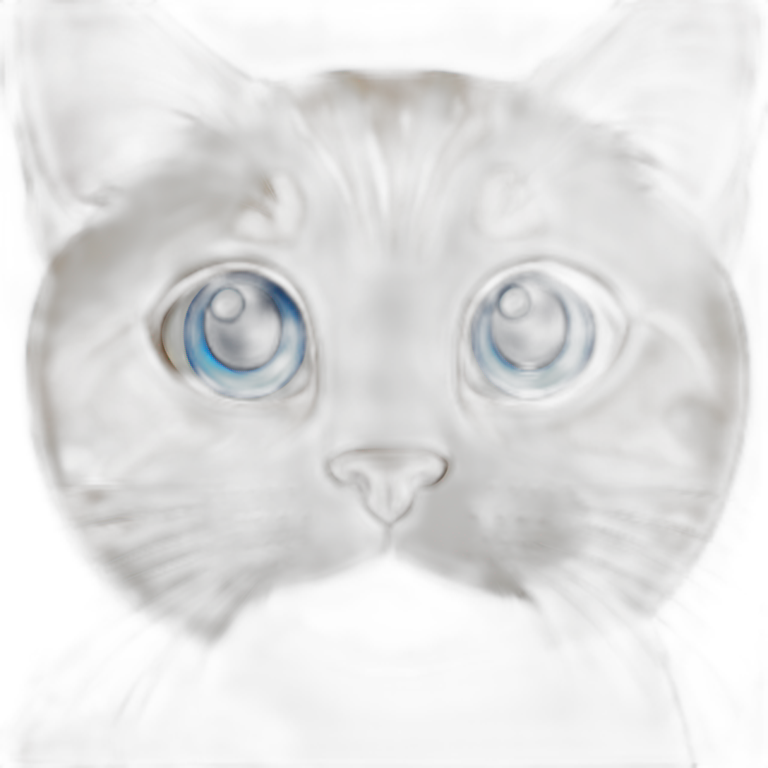 A Cat With Blue And Yellow Eyes Ai Emoji Generator 4261