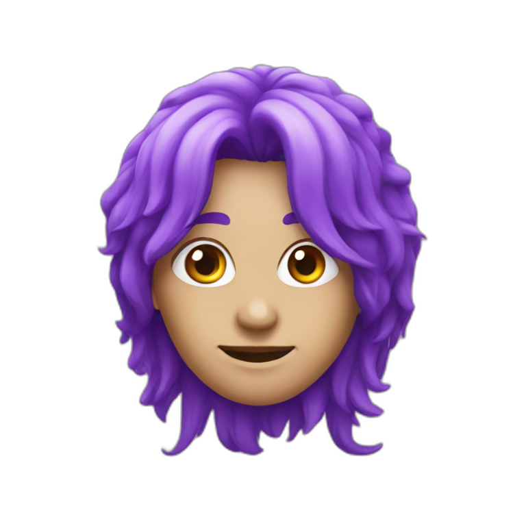 purple hourse | AI Emoji Generator